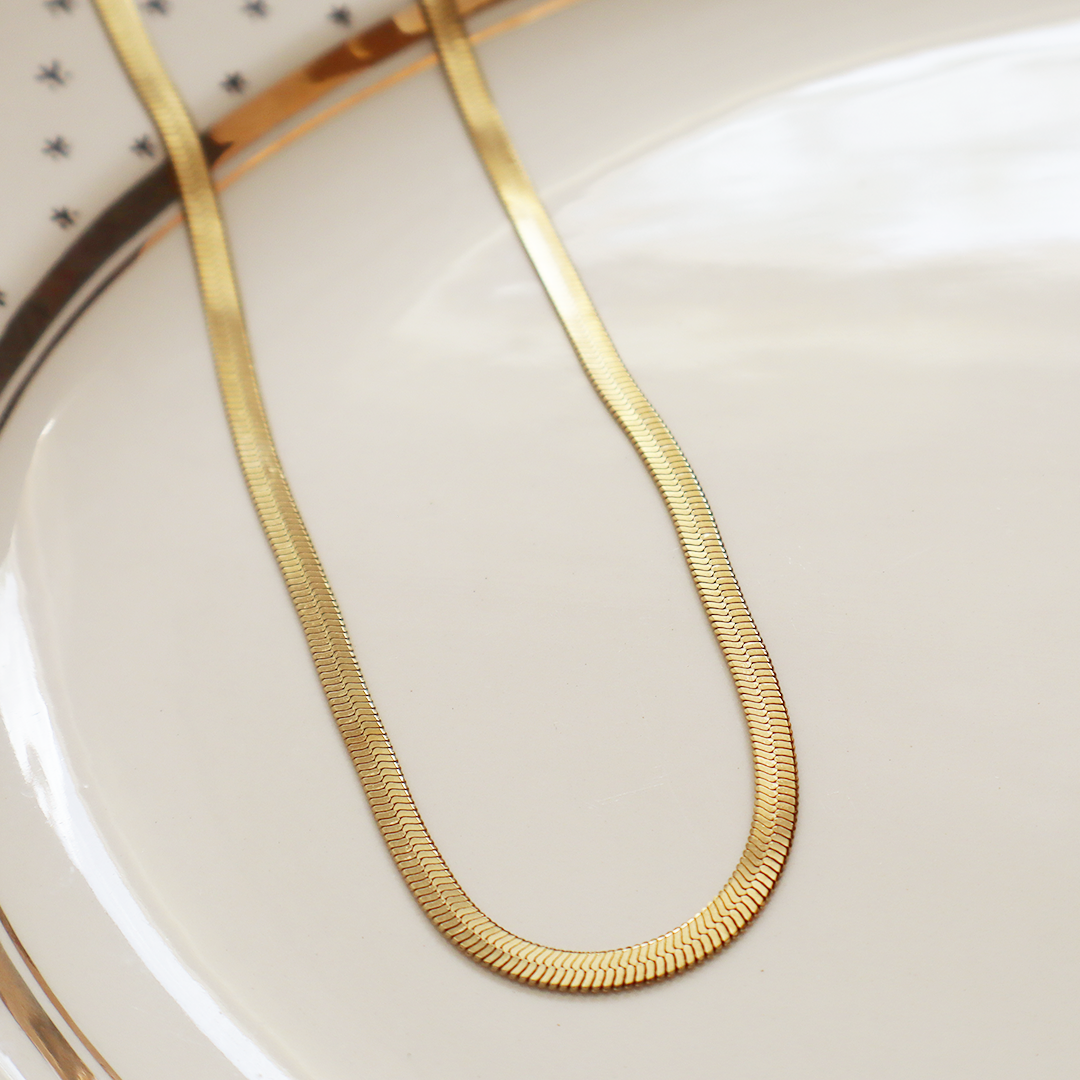 Fine Chain in 18K Gold Plated Stainless Steel