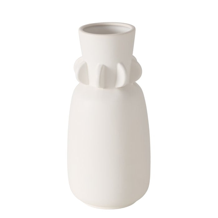 Elegant Tall White Vase